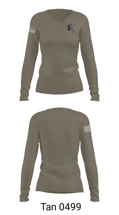 023 APD 82899728 Women's Long Sleeve V-neck Shirt - 54