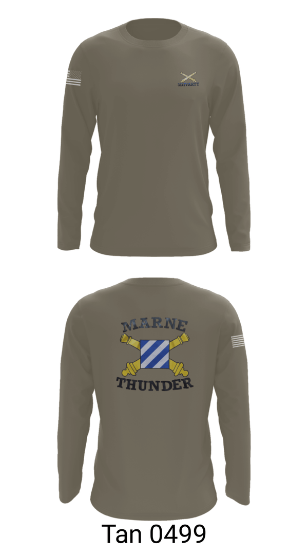 Long Sleeve Performance Shirt, 3ID divarty3ID DIVARTY, Army, Teamtime, Team time, sublimation, custom sports apparel, team uniforms, spirit wear, spiritwear, sports uniforms, custom shirts, team store, custom team store, fundraiser sports, apparel fundraiser