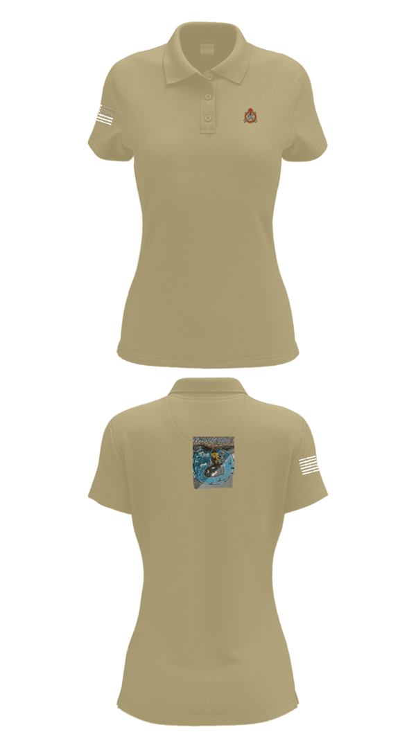 Women's Short Sleeve Performance Polo, 34th DSB, Army, Teamtime, Team time, sublimation, custom sports apparel, team uniforms, spirit wear, spiritwear, sports uniforms, custom shirts, team store, custom team store, fundraiser sports, apparel fundraiser