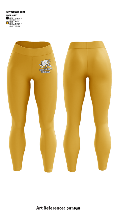 Grossmont College Softball 7562303 Womens Leggings - 4