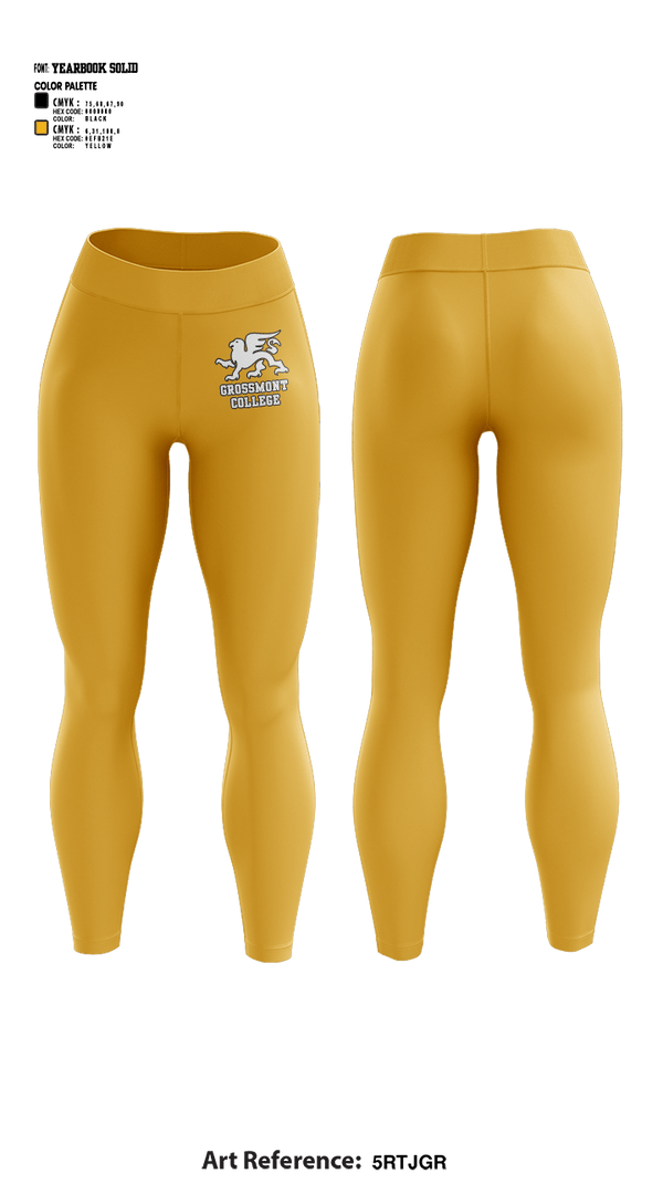 Womens Leggings, Grossmont College Softball, Softball, Teamtime, Team time, sublimation, custom sports apparel, team uniforms, spirit wear, spiritwear, sports uniforms, custom shirts, team store, custom team store, fundraiser sports, apparel fundraiser