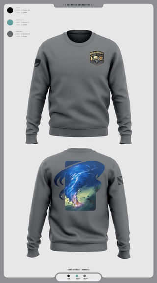Crew Neck Sweatshirt, 198NH POLICE, Police, Teamtime, Team time, sublimation, custom sports apparel, team uniforms, spirit wear, spiritwear, sports uniforms, custom shirts, team store, custom team store, fundraiser sports, apparel fundraiser