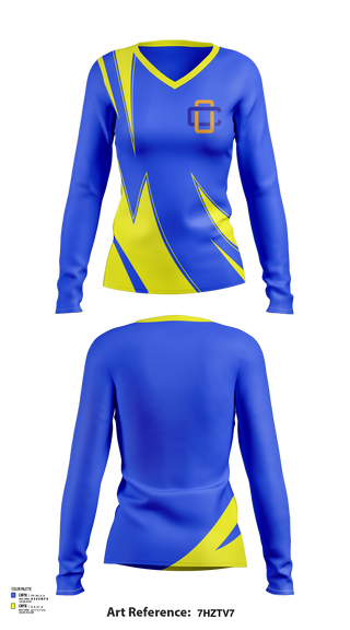 Womens Long Sleeve Vneck Shirt, The Outing Club, Spirit Store, Teamtime, Team time, sublimation, custom sports apparel, team uniforms, spirit wear, spiritwear, sports uniforms, custom shirts, team store, custom team store, fundraiser sports, apparel fundraiser