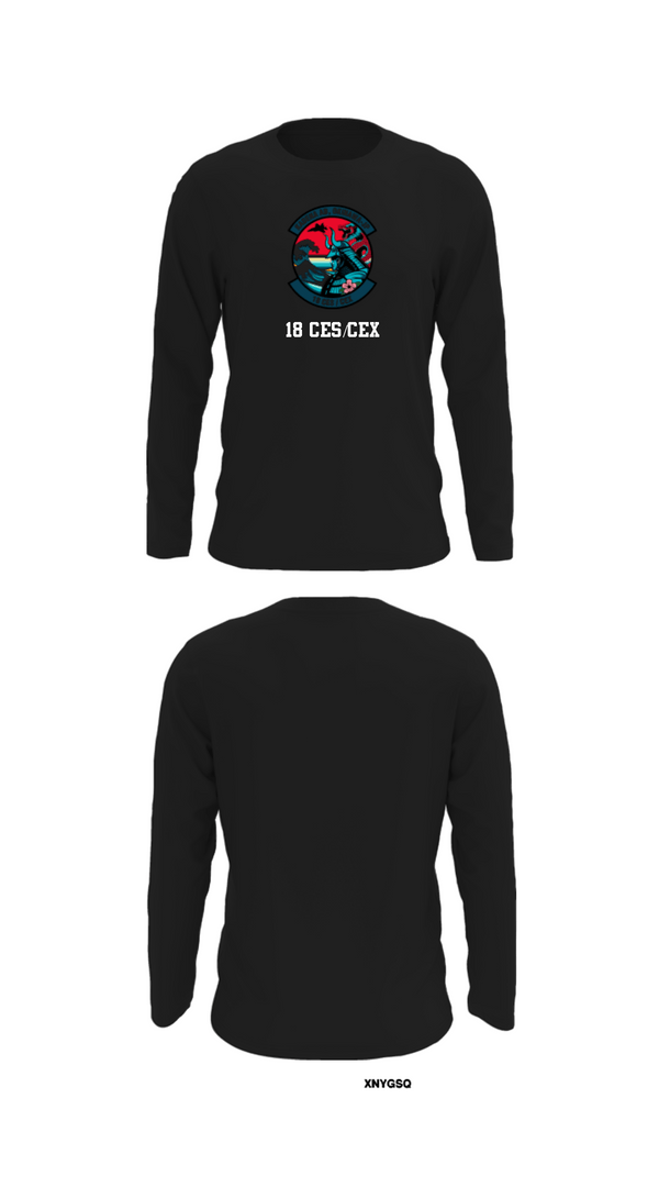 Long Sleeve Performance Shirt, 18 CES/CEX, , Teamtime, Team time, sublimation, custom sports apparel, team uniforms, spirit wear, spiritwear, sports uniforms, custom shirts, team store, custom team store, fundraiser sports, apparel fundraiser