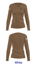Big bacon 78222770 Women's Long Sleeve V-neck Shirt - 16