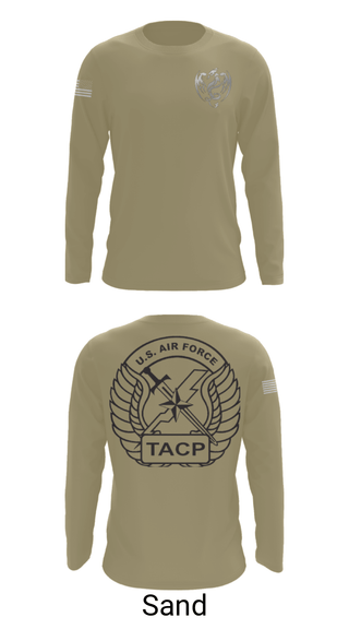 Long Sleeve Performance Shirt, 18th Air Support Operations Group, Air Force, Teamtime, Team time, sublimation, custom sports apparel, team uniforms, spirit wear, spiritwear, sports uniforms, custom shirts, team store, custom team store, fundraiser sports, apparel fundraiser