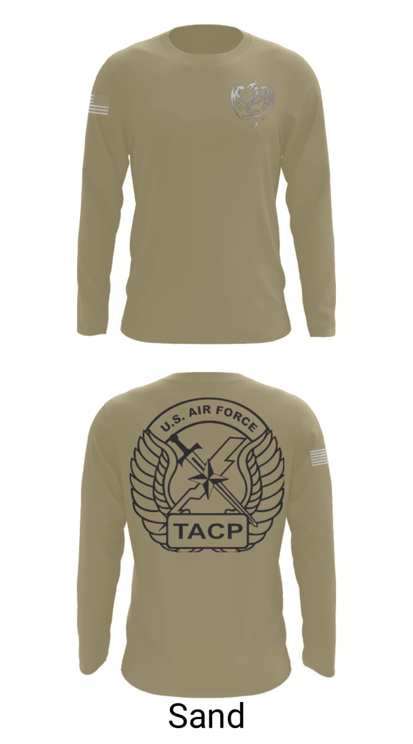 Long Sleeve Performance Shirt, 18th Air Support Operations Group, Air Force, Teamtime, Team time, sublimation, custom sports apparel, team uniforms, spirit wear, spiritwear, sports uniforms, custom shirts, team store, custom team store, fundraiser sports, apparel fundraiser