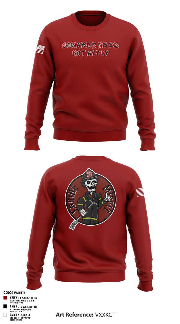 Crew Neck Sweatshirt, Engine 12, Fire Department, Teamtime, Team time, sublimation, custom sports apparel, team uniforms, spirit wear, spiritwear, sports uniforms, custom shirts, team store, custom team store, fundraiser sports, apparel fundraiser