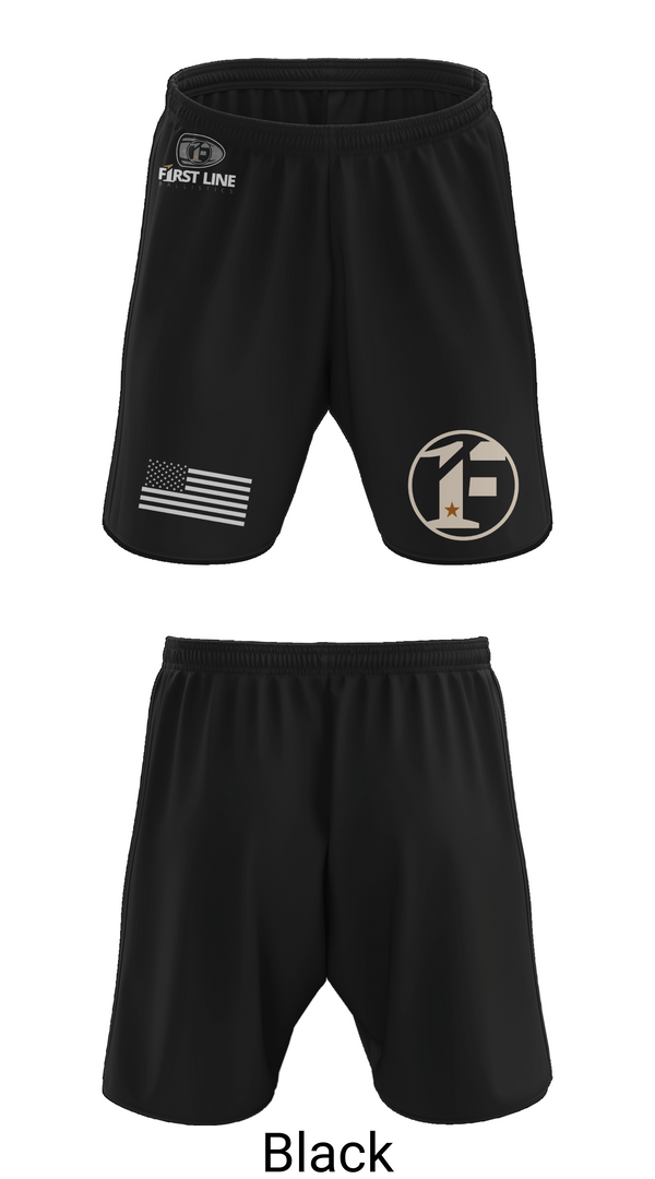 Athletic Shorts With Pockets, First Line Ballistics, , Teamtime, Team time, sublimation, custom sports apparel, team uniforms, spirit wear, spiritwear, sports uniforms, custom shirts, team store, custom team store, fundraiser sports, apparel fundraiser