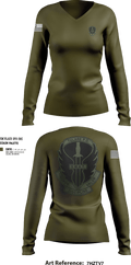 SWAT 27233159 Women's Long Sleeve V-neck Shirt - 251