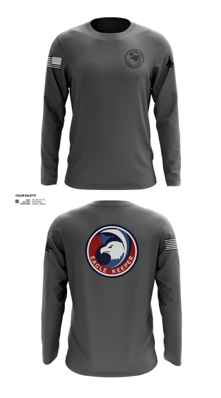 Long Sleeve Performance Shirt, Strike Eagle Keeper, Air Force, Teamtime, Team time, sublimation, custom sports apparel, team uniforms, spirit wear, spiritwear, sports uniforms, custom shirts, team store, custom team store, fundraiser sports, apparel fundraiser