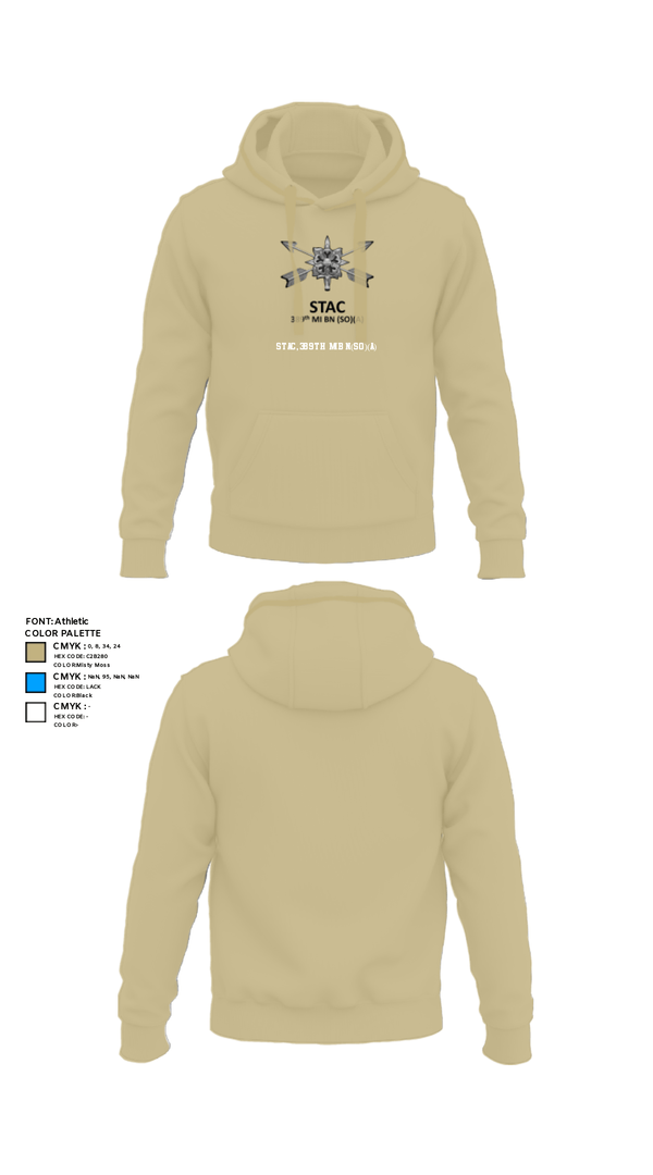 Hoodie, STAC, 389th MI BN (SO)(A), Army, Teamtime, Team time, sublimation, custom sports apparel, team uniforms, spirit wear, spiritwear, sports uniforms, custom shirts, team store, custom team store, fundraiser sports, apparel fundraiser
