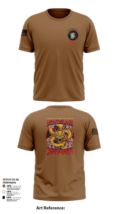 Transactional Service Center Yokosuka 4835947 Short Sleeve Performance Shirt - 121