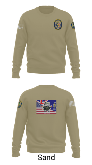 Crew Neck Sweatshirt, USS CANBERRA (LCS 30), Navy, Teamtime, Team time, sublimation, custom sports apparel, team uniforms, spirit wear, spiritwear, sports uniforms, custom shirts, team store, custom team store, fundraiser sports, apparel fundraiser