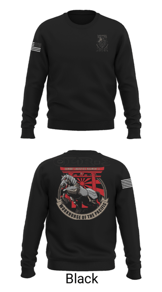 Crew Neck Sweatshirt, WorkHorse, Marines, Teamtime, Team time, sublimation, custom sports apparel, team uniforms, spirit wear, spiritwear, sports uniforms, custom shirts, team store, custom team store, fundraiser sports, apparel fundraiser