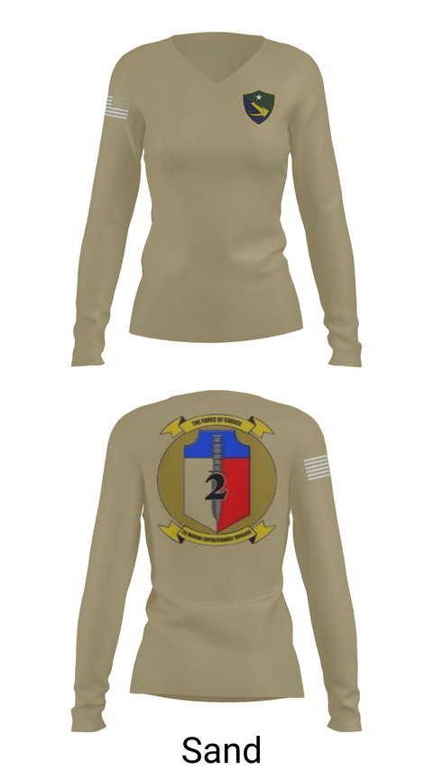 Womens Long Sleeve Vneck Shirt, Task Force 61/2, Marines, Teamtime, Team time, sublimation, custom sports apparel, team uniforms, spirit wear, spiritwear, sports uniforms, custom shirts, team store, custom team store, fundraiser sports, apparel fundraiser