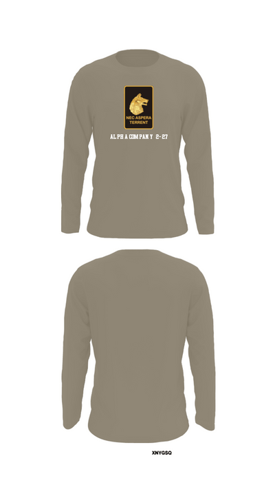 Alpha Company  2-27 48035421 Long Sleeve Performance Shirt - 72