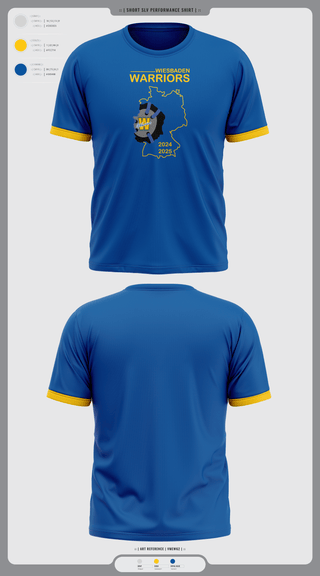 Short Sleeve Performance Shirt, Wiesbaden warriors, Wrestling, Teamtime, Team time, sublimation, custom sports apparel, team uniforms, spirit wear, spiritwear, sports uniforms, custom shirts, team store, custom team store, fundraiser sports, apparel fundraiser