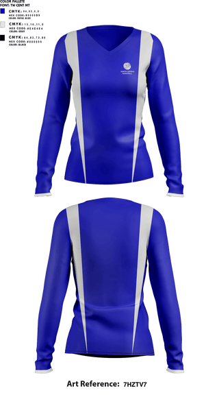 Womens Long Sleeve Vneck Shirt, North Central High School Basketball, Women's Basketball, Teamtime, Team time, sublimation, custom sports apparel, team uniforms, spirit wear, spiritwear, sports uniforms, custom shirts, team store, custom team store, fundraiser sports, apparel fundraiser