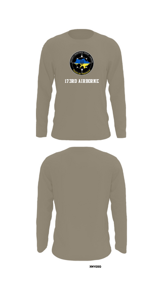 Long Sleeve Performance Shirt, 173rd Airborne, Army, Teamtime, Team time, sublimation, custom sports apparel, team uniforms, spirit wear, spiritwear, sports uniforms, custom shirts, team store, custom team store, fundraiser sports, apparel fundraiser