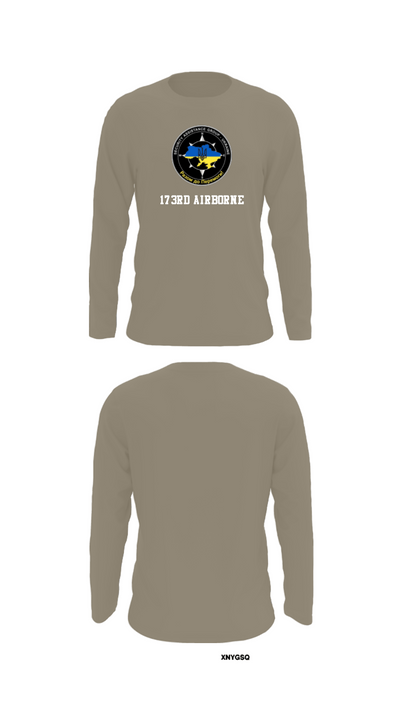 173rd Airborne 38025716 Long Sleeve Performance Shirt - 72