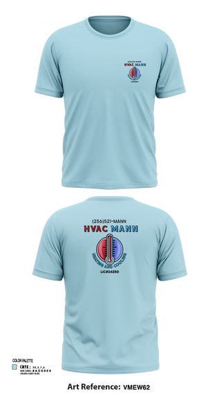 Short Sleeve Performance Shirt, Hvacmannllc, , Teamtime, Team time, sublimation, custom sports apparel, team uniforms, spirit wear, spiritwear, sports uniforms, custom shirts, team store, custom team store, fundraiser sports, apparel fundraiser