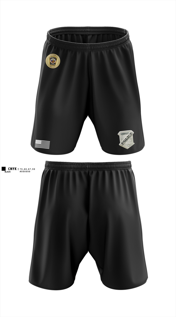 Athletic Shorts With Pockets, Swampscott Police, Police, Teamtime, Team time, sublimation, custom sports apparel, team uniforms, spirit wear, spiritwear, sports uniforms, custom shirts, team store, custom team store, fundraiser sports, apparel fundraiser
