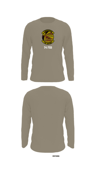 Long Sleeve Performance Shirt, 74 FGS, Air Force, Teamtime, Team time, sublimation, custom sports apparel, team uniforms, spirit wear, spiritwear, sports uniforms, custom shirts, team store, custom team store, fundraiser sports, apparel fundraiser