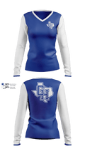 Central Heights High School Swimming 12669602 Women's Long Sleeve V-neck Shirt - 41
