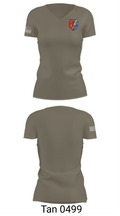 Fernmeldebataillon 4 95457693 Women's Short Sleeve V-neck Shirt - 68