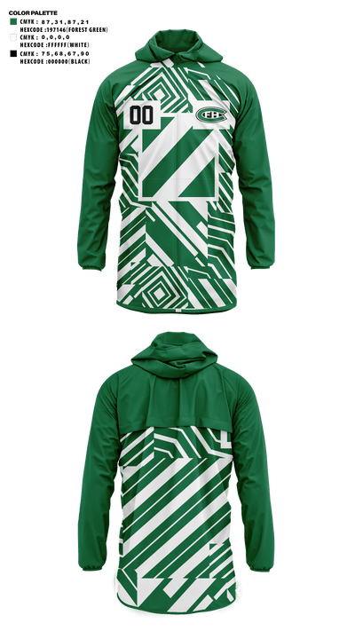 Forest Hills Central High School Soccer 41848867 Windbreaker - 41