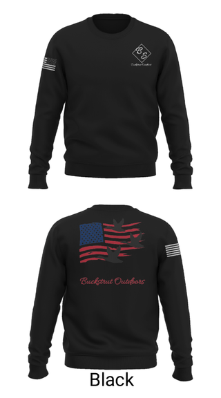 Crew Neck Sweatshirt, Buckstrut OutdoorsBuckstrut Outdoors, , Teamtime, Team time, sublimation, custom sports apparel, team uniforms, spirit wear, spiritwear, sports uniforms, custom shirts, team store, custom team store, fundraiser sports, apparel fundraiser