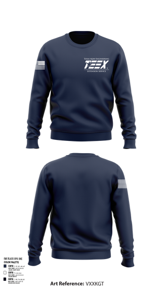 Crew Neck Sweatshirt, TEEX Rescue, Fire Department, Teamtime, Team time, sublimation, custom sports apparel, team uniforms, spirit wear, spiritwear, sports uniforms, custom shirts, team store, custom team store, fundraiser sports, apparel fundraiser