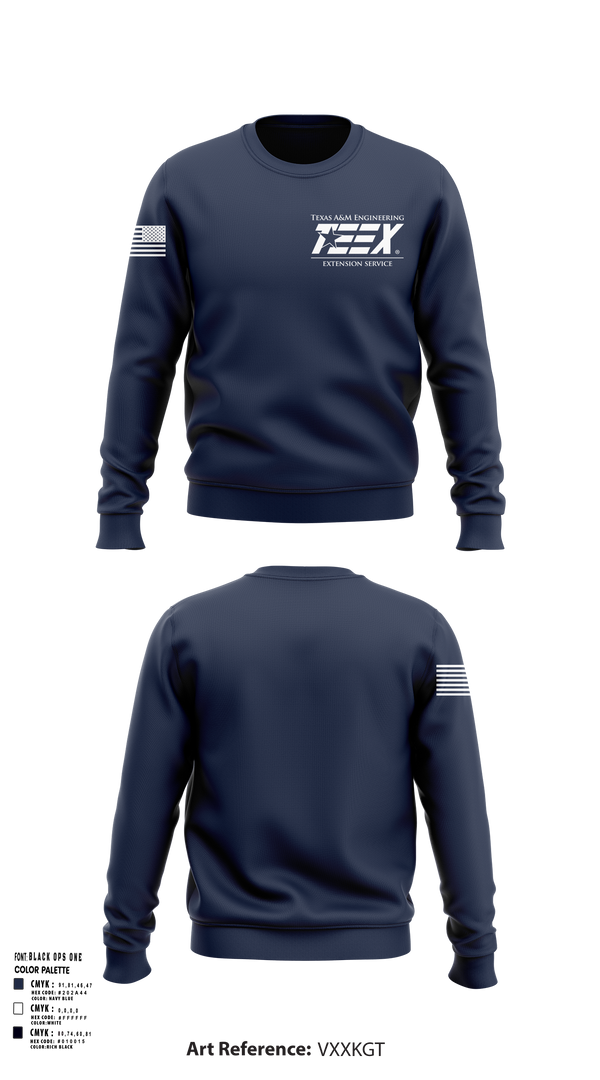 Crew Neck Sweatshirt, TEEX Rescue, Fire Department, Teamtime, Team time, sublimation, custom sports apparel, team uniforms, spirit wear, spiritwear, sports uniforms, custom shirts, team store, custom team store, fundraiser sports, apparel fundraiser