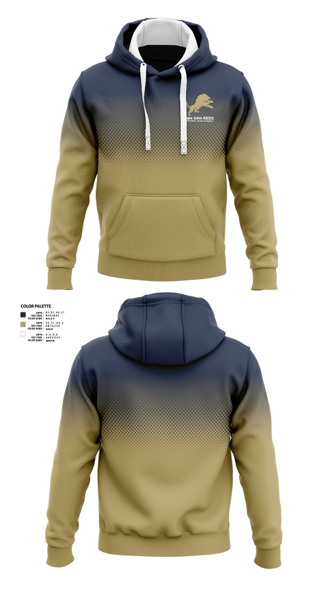 Hoodie, Pope John XXIII Regional High School Basketball, Men's Basketball, Teamtime, Team time, sublimation, custom sports apparel, team uniforms, spirit wear, spiritwear, sports uniforms, custom shirts, team store, custom team store, fundraiser sports, apparel fundraiser
