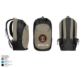Gear Bag, Bravo 5-7 ADA, Army, Teamtime, Team time, sublimation, custom sports apparel, team uniforms, spirit wear, spiritwear, sports uniforms, custom shirts, team store, custom team store, fundraiser sports, apparel fundraiser