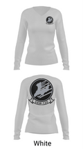 VAW 120 70776224 Women's Long Sleeve V-neck Shirt - 9