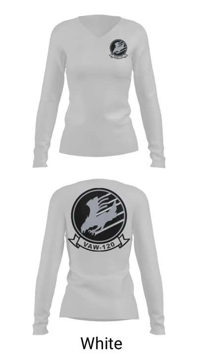 VAW 120 70776224 Women's Long Sleeve V-neck Shirt - 9