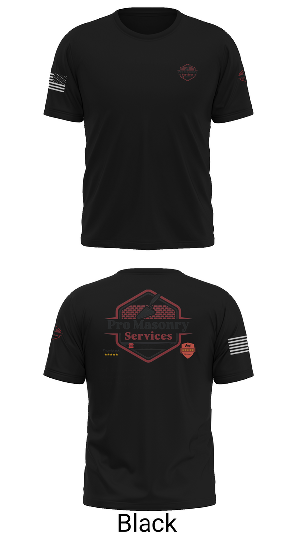 Old School Cotton Feel Shirt, Pro Masonry Services LLC, , Teamtime, Team time, sublimation, custom sports apparel, team uniforms, spirit wear, spiritwear, sports uniforms, custom shirts, team store, custom team store, fundraiser sports, apparel fundraiser