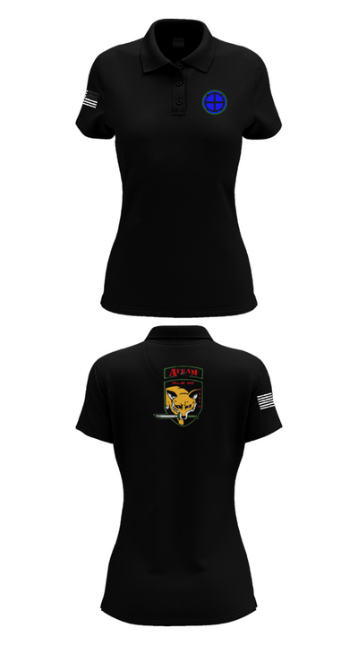 A co 935th ASB 3rd Platoon 87563624 Women's Short Sleeve Performance Polo  - 33