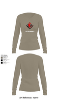 CLC 36 SUPPLY 30300960 Women's Long Sleeve V-neck Shirt -1 62