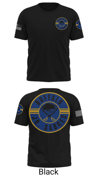 Short Sleeve Performance Shirt, Buffalo jr sabres, Ice Hockey, Teamtime, Team time, sublimation, custom sports apparel, team uniforms, spirit wear, spiritwear, sports uniforms, custom shirts, team store, custom team store, fundraiser sports, apparel fundraiser