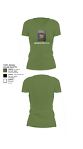 Archer Battery 2-2 FA 26774944 Women's Short Sleeve V-neck Shirt - 44