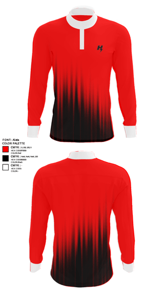 Quarter Zip Jacket, Hilliard Middle-Senior High School, Spirit Store, Teamtime, Team time, sublimation, custom sports apparel, team uniforms, spirit wear, spiritwear, sports uniforms, custom shirts, team store, custom team store, fundraiser sports, apparel fundraiser