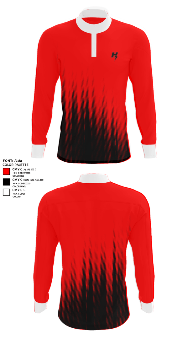 Quarter Zip Jacket, Hilliard Middle-Senior High School, Spirit Store, Teamtime, Team time, sublimation, custom sports apparel, team uniforms, spirit wear, spiritwear, sports uniforms, custom shirts, team store, custom team store, fundraiser sports, apparel fundraiser