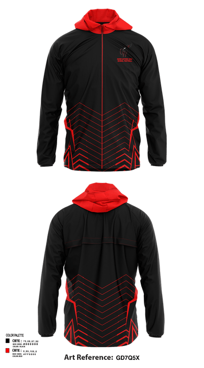 Owen-Withee High School Football 87083210 Windbreaker - 124