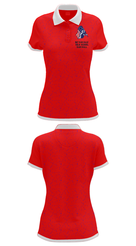 Women's Short Sleeve Performance Polo, Nathan Hale High School Baseball, Baseball, Teamtime, Team time, sublimation, custom sports apparel, team uniforms, spirit wear, spiritwear, sports uniforms, custom shirts, team store, custom team store, fundraiser sports, apparel fundraiser