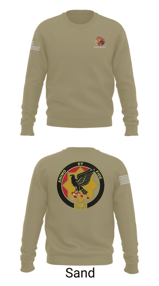 Crew Neck Sweatshirt, D FST 8-1 CAV, Army, Teamtime, Team time, sublimation, custom sports apparel, team uniforms, spirit wear, spiritwear, sports uniforms, custom shirts, team store, custom team store, fundraiser sports, apparel fundraiser