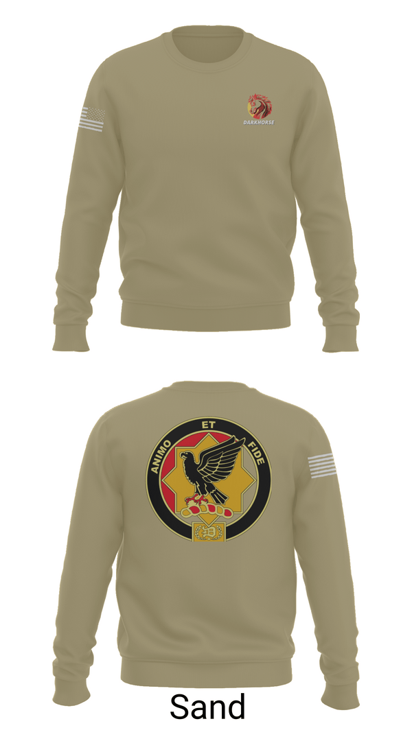 Crew Neck Sweatshirt, D FST 8-1 CAV, Army, Teamtime, Team time, sublimation, custom sports apparel, team uniforms, spirit wear, spiritwear, sports uniforms, custom shirts, team store, custom team store, fundraiser sports, apparel fundraiser