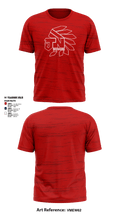 Jim Ned High School Tennis 68965305 Short Sleeve Performance Shirt - 1